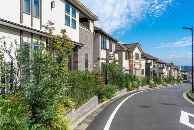 健康について意識している人たちが住んでいる住宅街